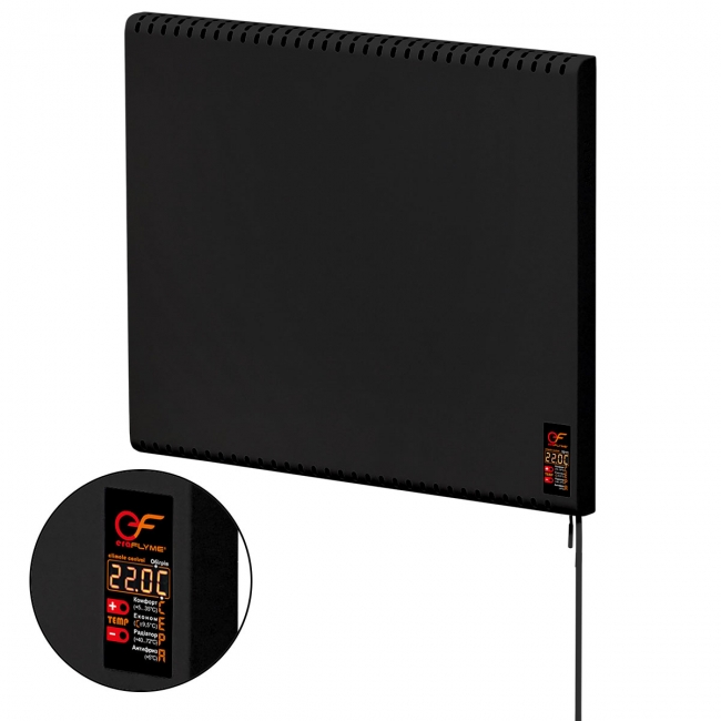 Металева панель опалення FLYME m400 чорна