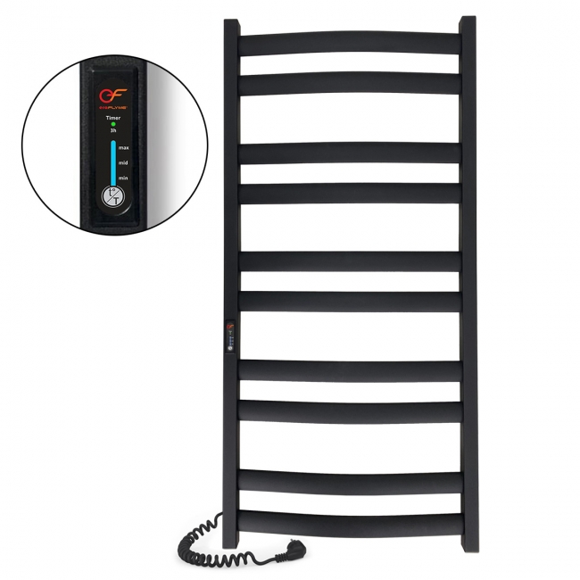 Рушникосушка чорна EF Atlant 1100