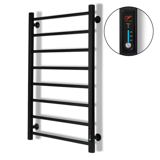 Рушникосушка чорна EF Alfa 800